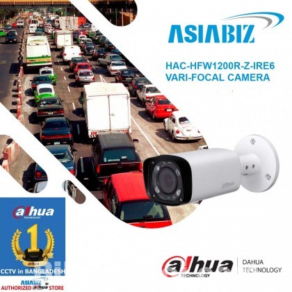 DAHUA HAC-HFW1200R-Z-IRE6,2 MP VERI FOCAL CAMERA